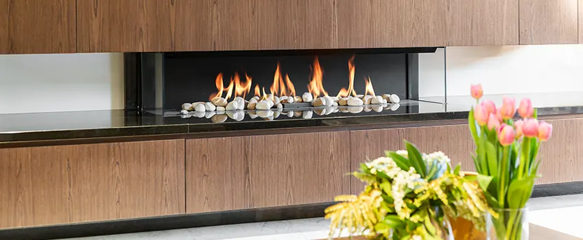 Double-height Fireplace Design Refurbishment in Sun City Center, Florida