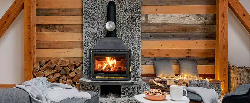 Thelin Hearth Products Direct Vent Gas Stove Fireplace Inspection in Sun City Center, Florida